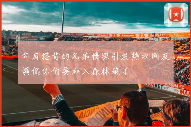 勾肩搭背的兄弟情深引发热议网友调侃你们要加入森林狼了