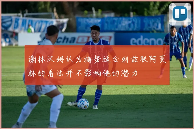 谢林汉姆认为梅努适合利兹联阿莫林的看法并不影响他的潜力